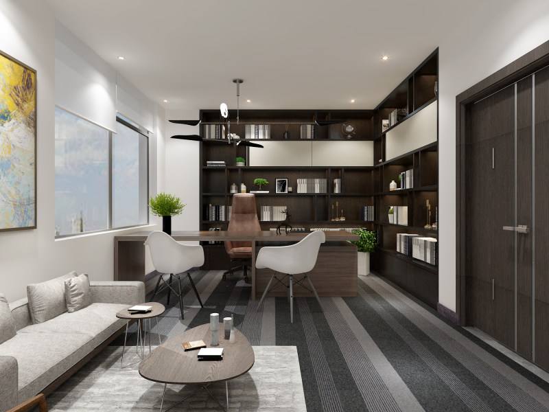 辦公室裝修定制柜子還是木工現(xiàn)場打？